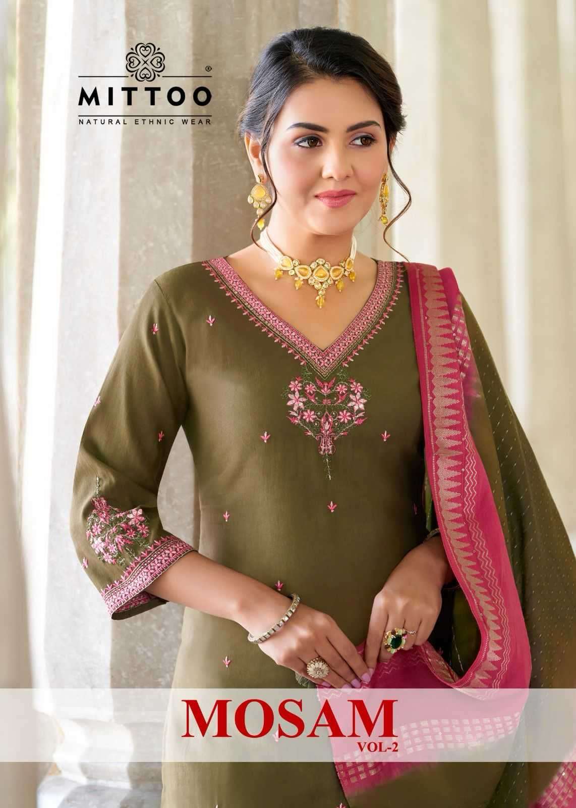 mittoo mosam vol 2 series 9007-9012 Viscose Weaving readymade suit 