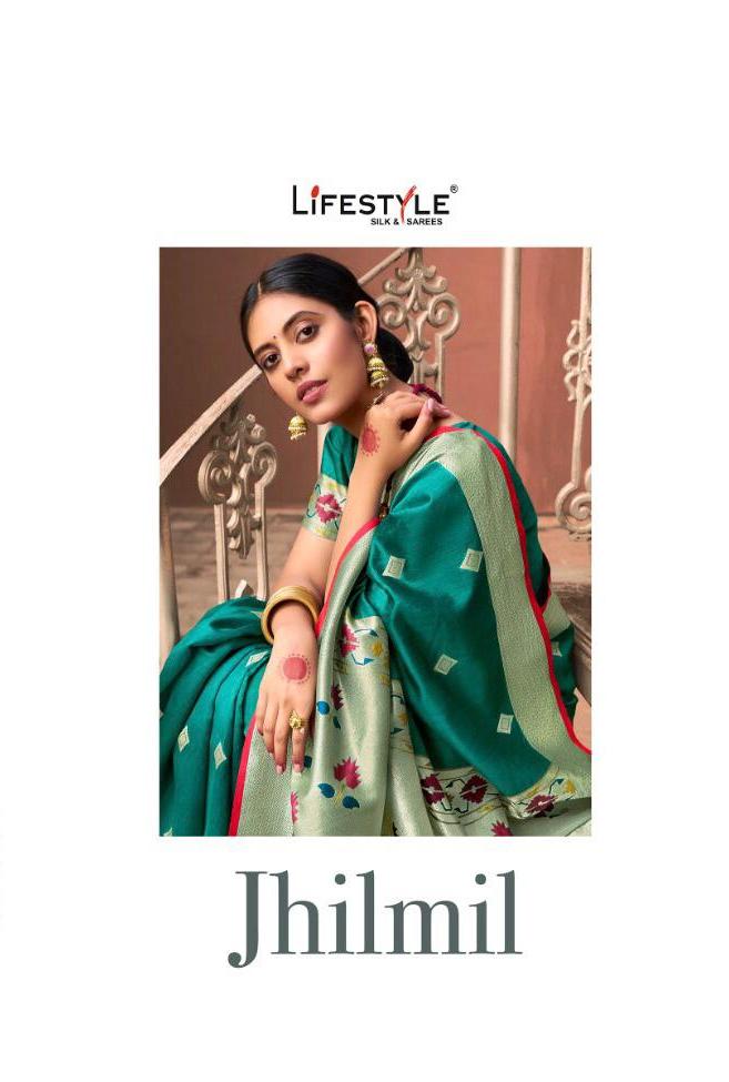 Lifestyle Present Jhilmil Linen Saree With Paithani Pallu Concept Saree