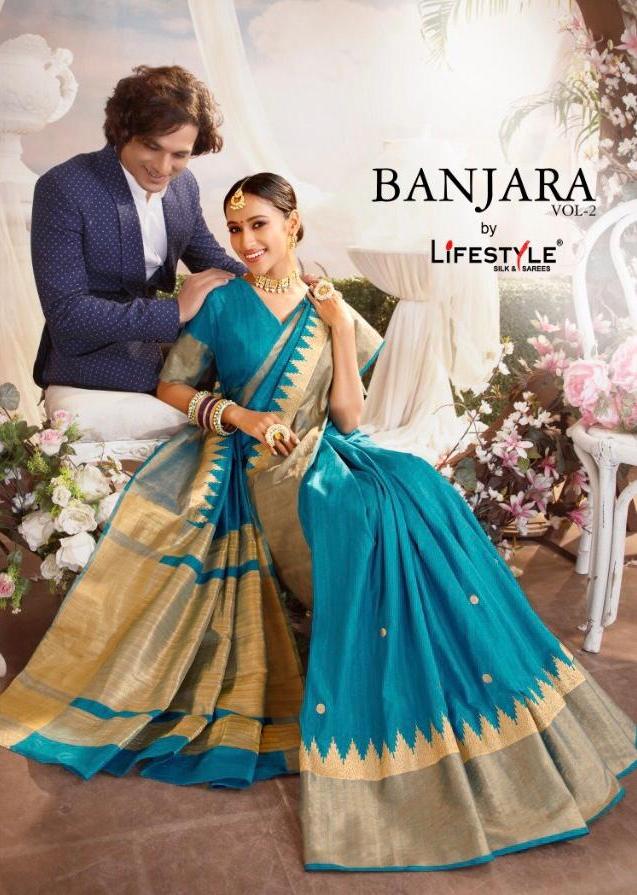 Lifestyle Present Banjara Vol 2 Dola Silk Fancy Saree Collection