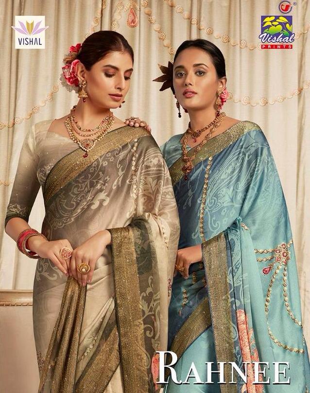 Vishal Fashions Rahnee 54-65 Series Heavy Designer Saris Catalogue