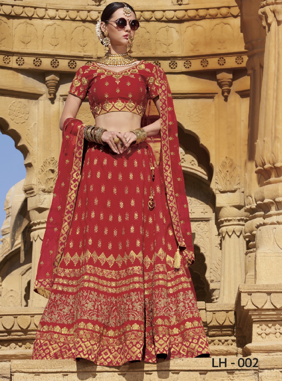 Jodha Present Lh 2-lh 7 Wedding Stylish Silk Designer Lehanga Collection