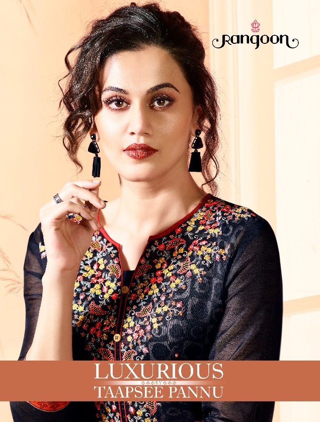 Rangoon Luxurious By Taapsee Pannu Pure Banaras Cotton Designer Kurti Wholesale Kessi