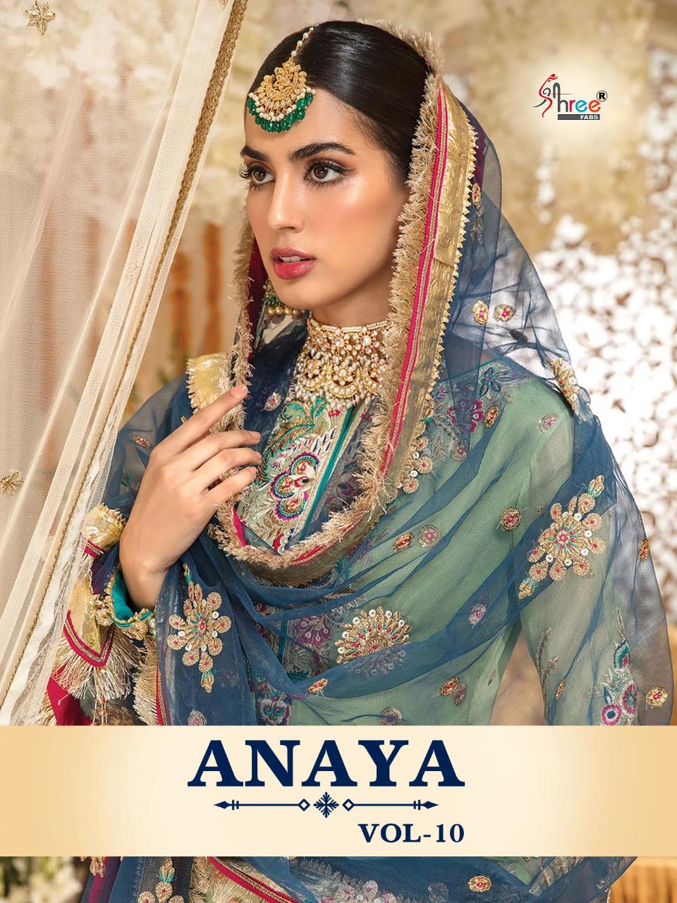 Shree Fabs Anaya Vol 10 Georgette Lehanga Style Pakistani Salwar Suit