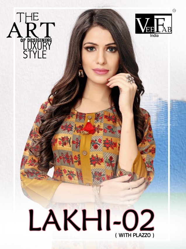 Vf India Present Lakhi Vol 2 Rayon Kurti With Plazzo Concept In Surat Market