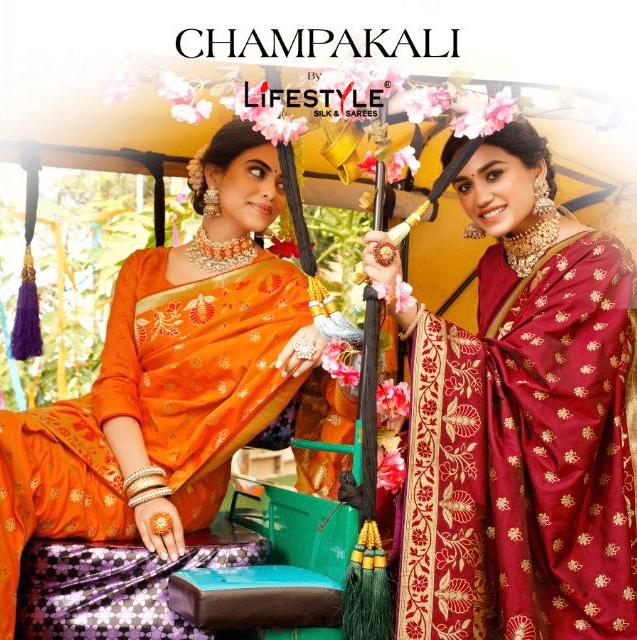 Lifestyle Present Champakali Exclusive Rich Pallu Stylish Saree Seller