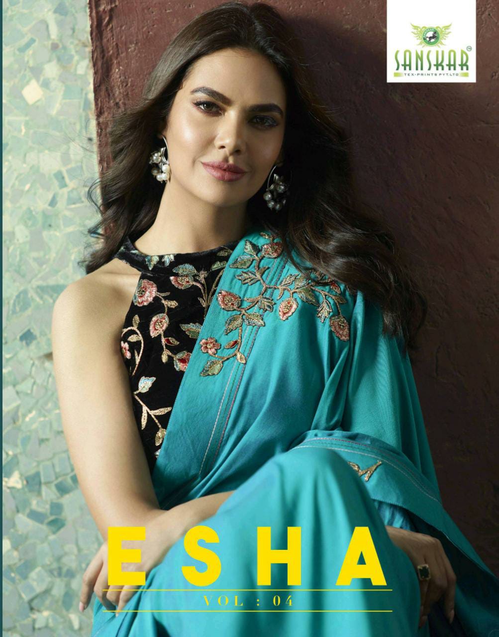 Sanskar Esha Vol 4 Wedding Designer Fancy Saree Wholesaler Surat