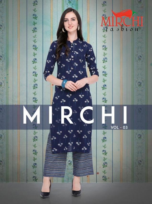 Mirchi Fashion Vol 3 Cotton Top With Bottom Wholesaler