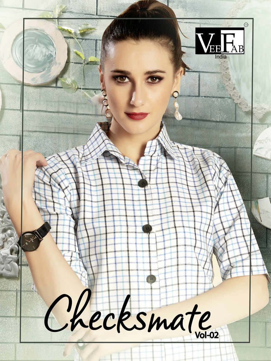 Vee Fab Chacksmate Vol 2 Cotton Designer Fancy Kurti Seller