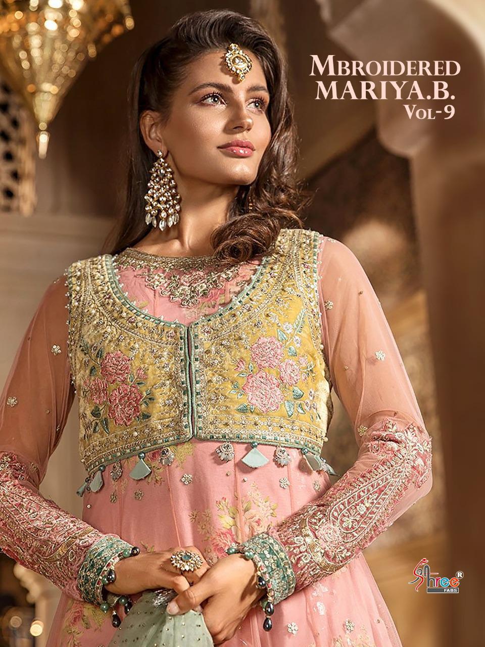 Shree Fabs Mbroidered Mariya B Vol 9 Ethnic Wear Stylish Salwar Kameez