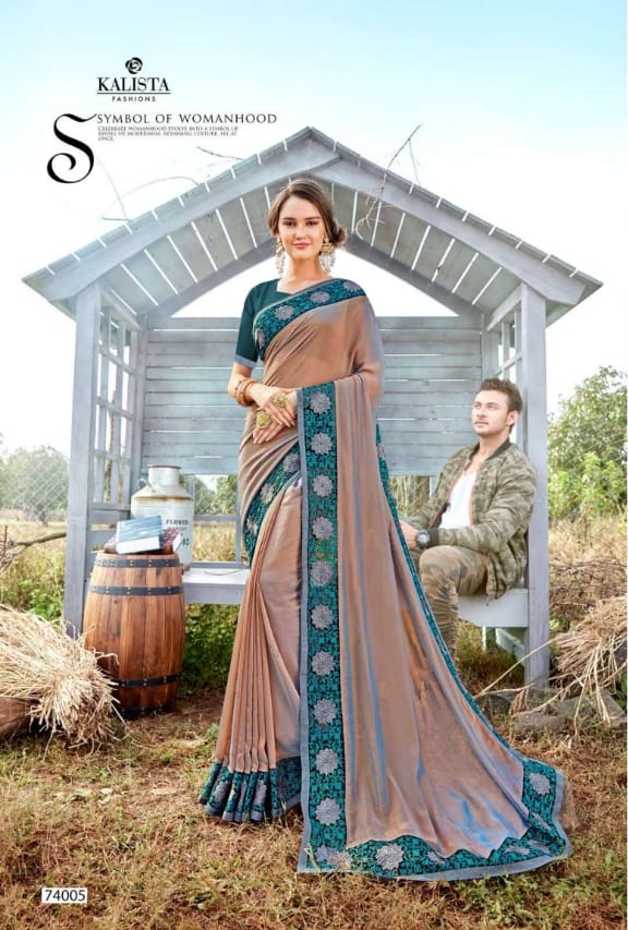 Kalista Fashion Polo Designer Sana Silk Exclusive Fancy Saree Wholesale