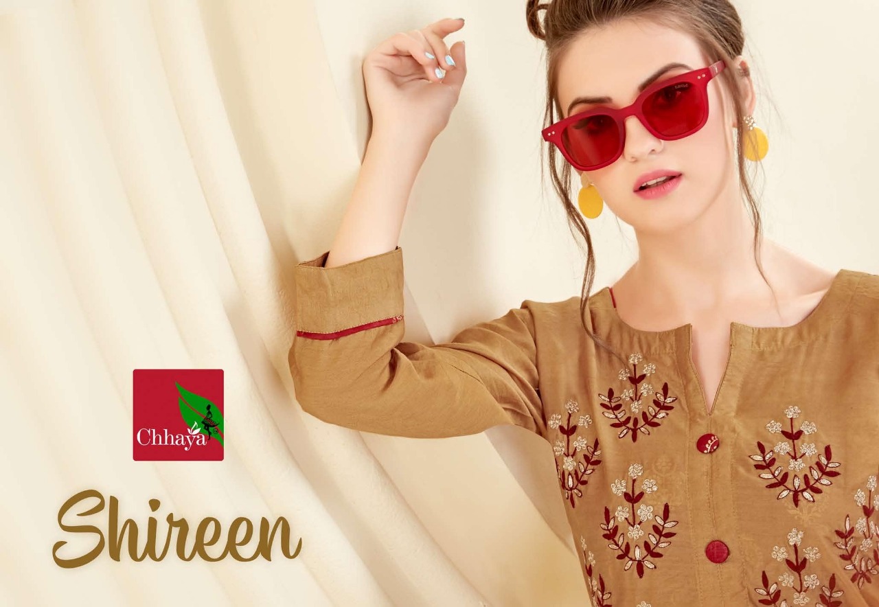 Shireen By Chhaya Modal Silk Designer Party Wear Kurti Wholesaler