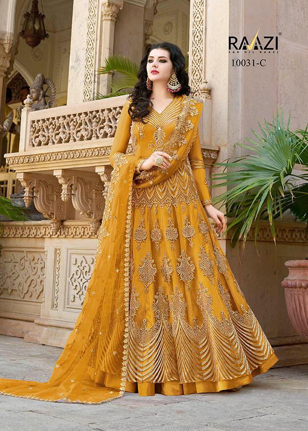 Rama Fashion Raazi Aroos Color Plus Anarkali Wedding Salwar Kameez