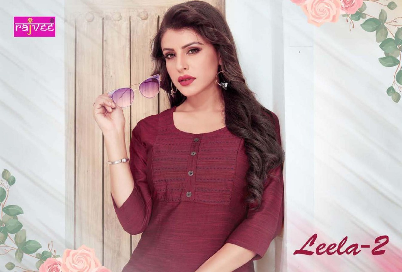 Rajvee Present Leela Vol 2 Rayon Top With Dhoti Collection