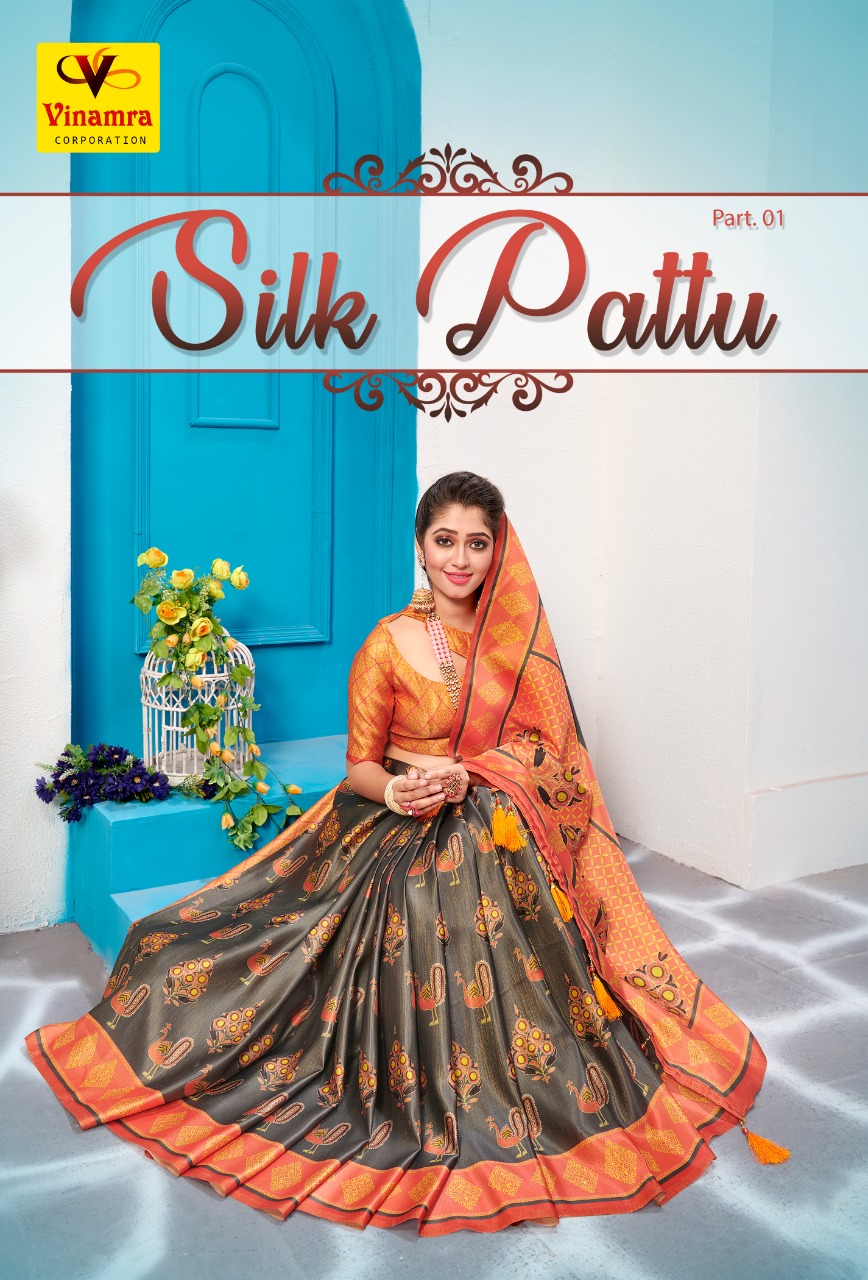 Silk Pattu Part 1 By Vinamra Traditional Wear Silk Saree Wholesaler