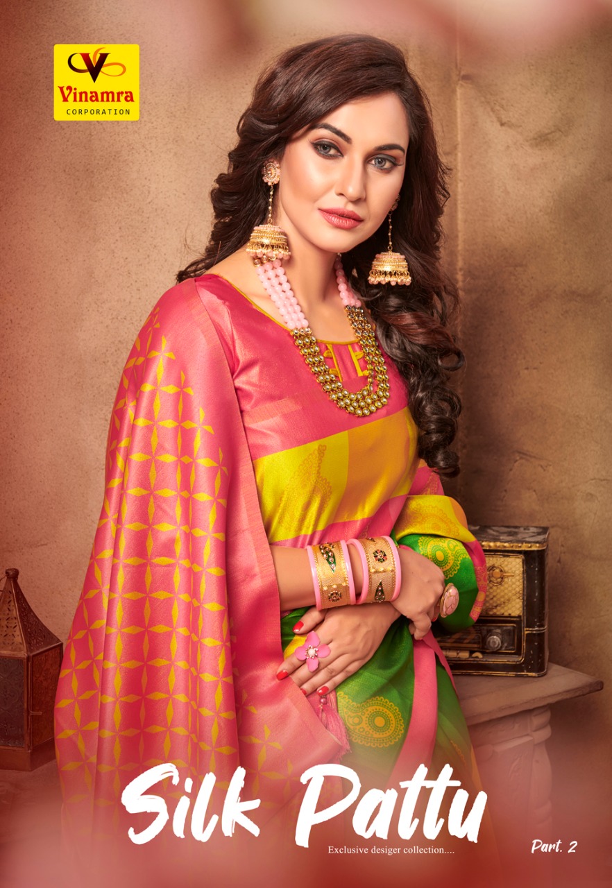 Silk Pattu Vol 2 By Vinamra Silk Saree Online Authorized Supplier