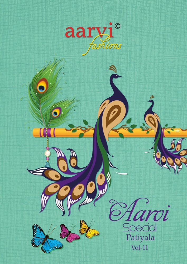 Aarvi Fashion Aarvi Special Patiyala Vol 11 Ready Made Cotton Patiyala Dress Collection