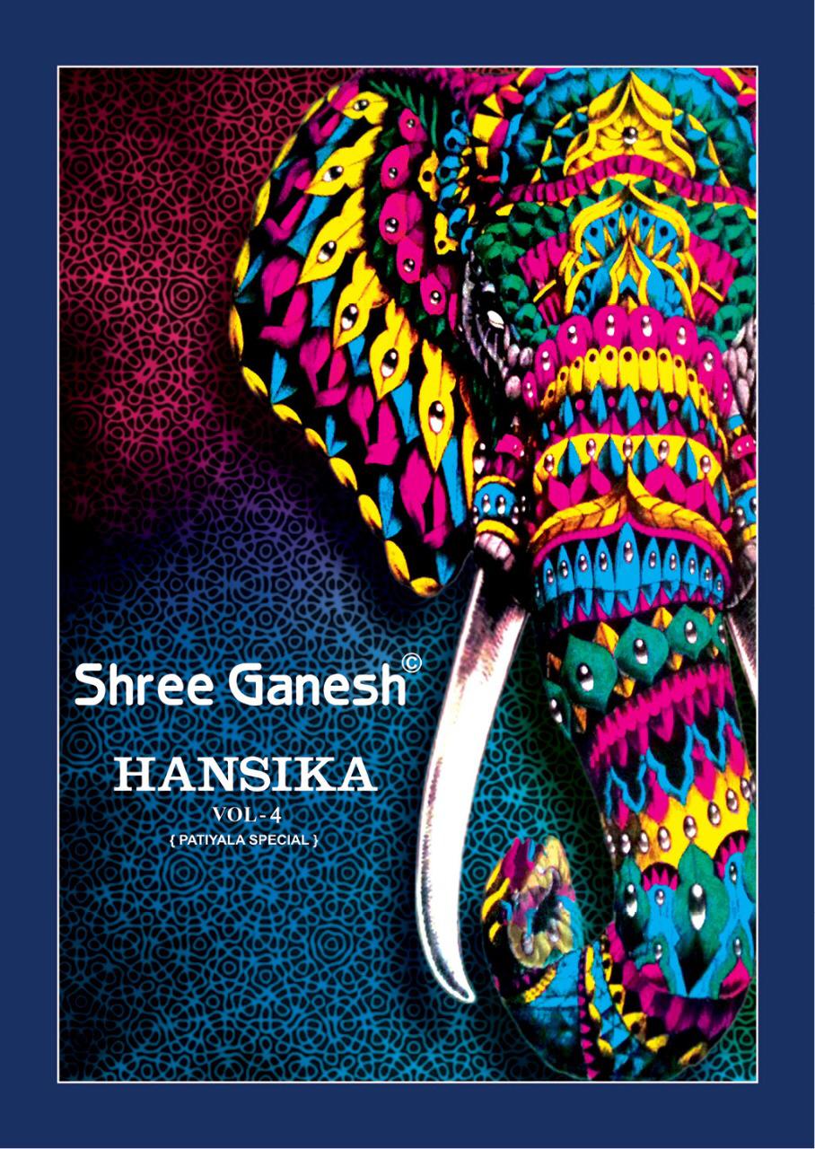 Shree Ganesh Hansika Vol 4 Cotton Regular Wear Readymade Patiyala Suit