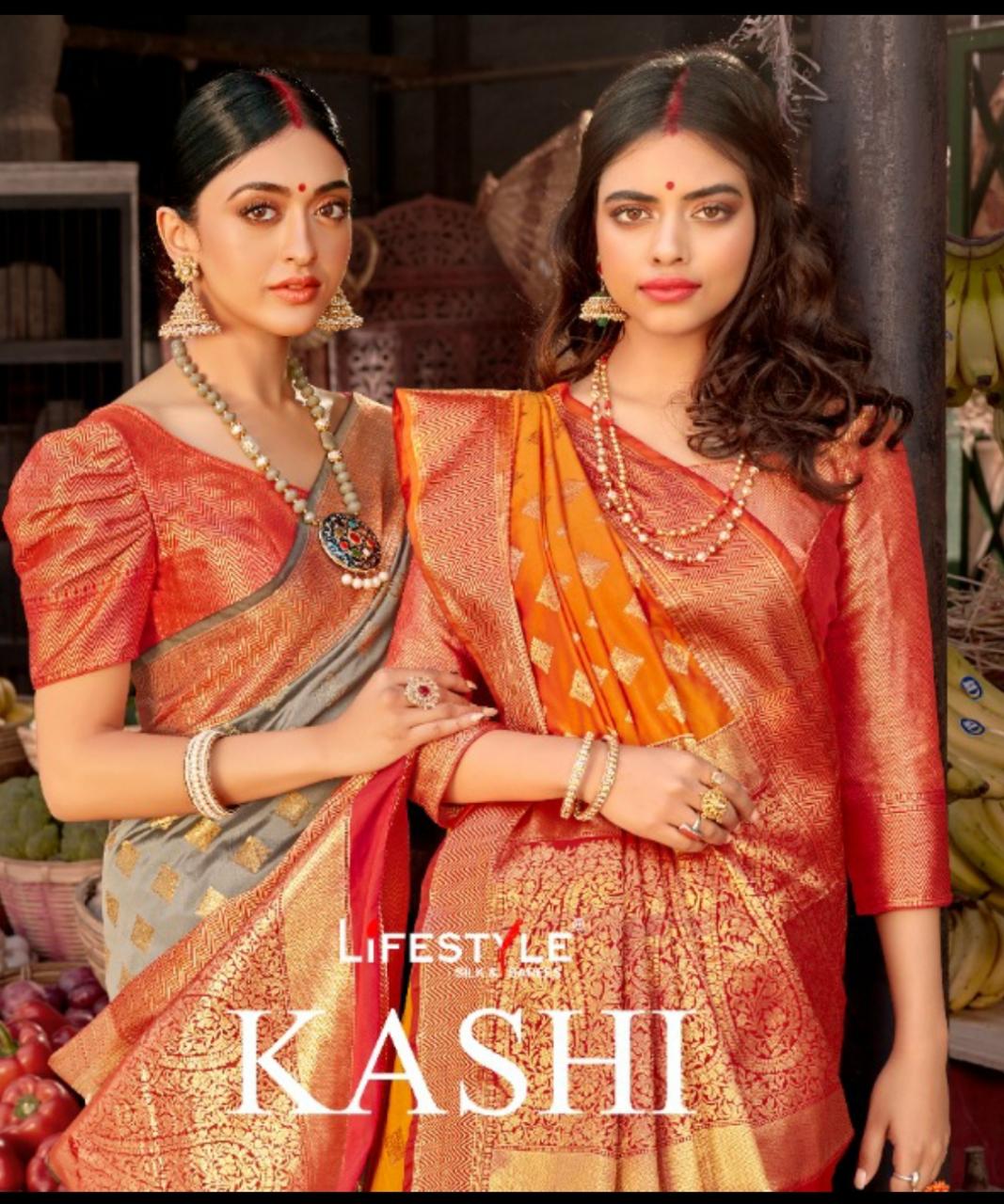 Lifestyle Launch  Kashi Lichi Rich Pallu Good Looking Ethnic Saree Wholesaler