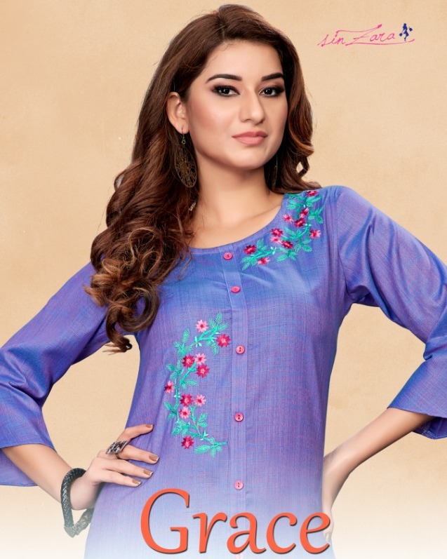 Sinzara Presents Grace Simple Fancy Ladies Kurtis Buy Online Shopping In India