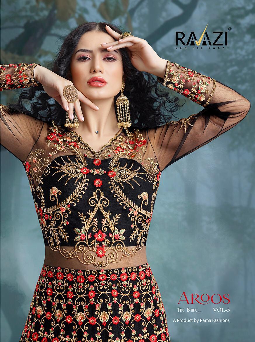 Rama Raazi Present Aroos Vol 5 Exclusive Net Bridal Salwar Kameez