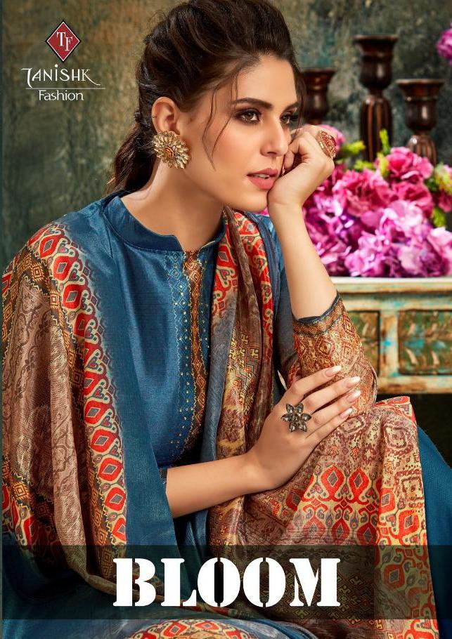 Tanishk Fashion Bloom Aasam Silk Digital Print With Handwork Dress Collection