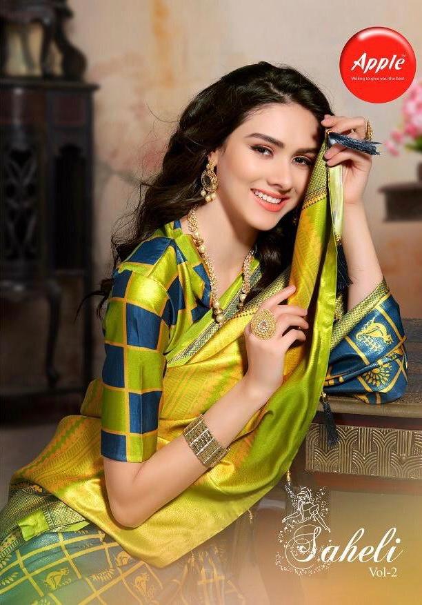 Saheli Vol 2 Of Apple Soft Silk Digital Printed Saree Online Store Surat