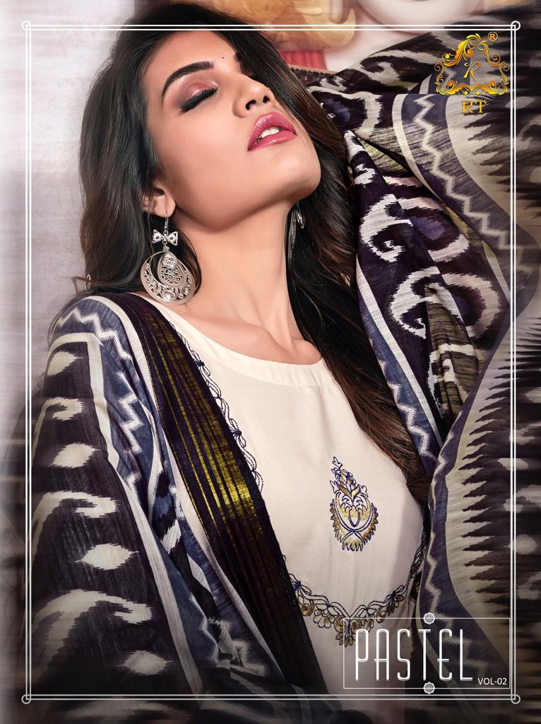 Pastel Vol 2 By Rijiya Trendz Rayon Ready Made Plazzo Style Salwar Kameez