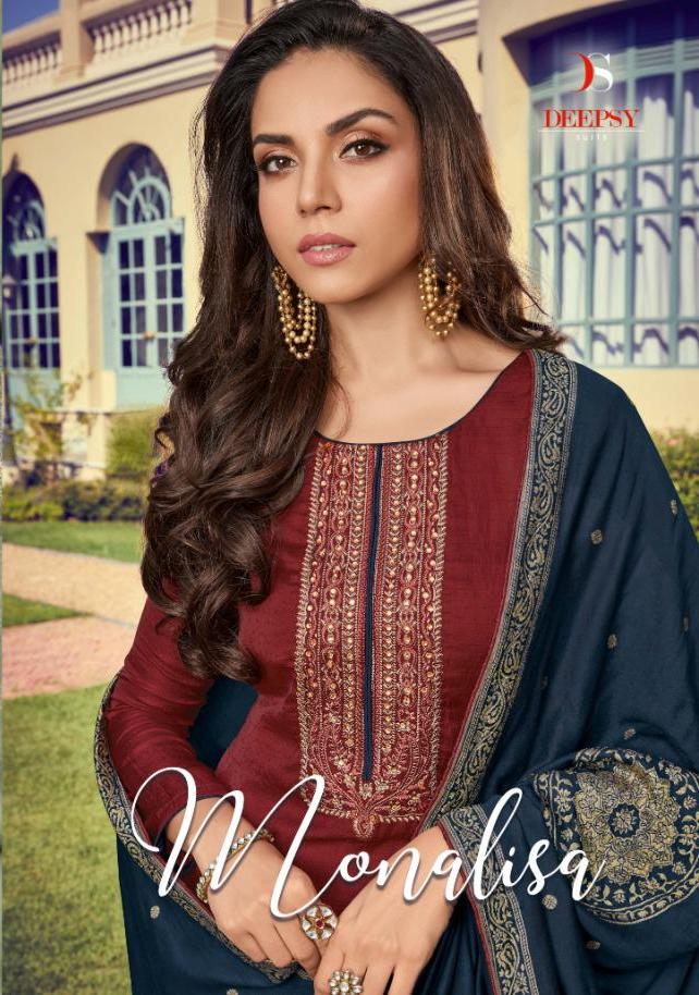 Monalisa By Deepsy Suits Silk Embroidery Ethnic Wear Salwar Kameez