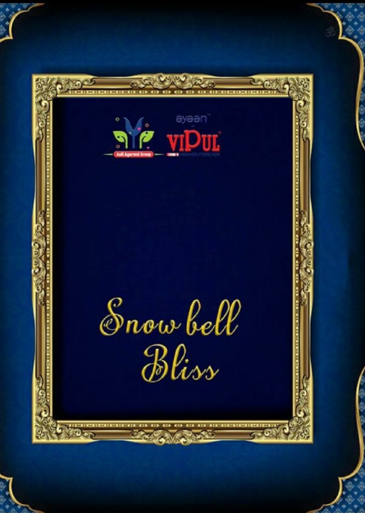 Vipul Snow Bell Bliss Fancy Printed Good Looking Saree Online Saree Store