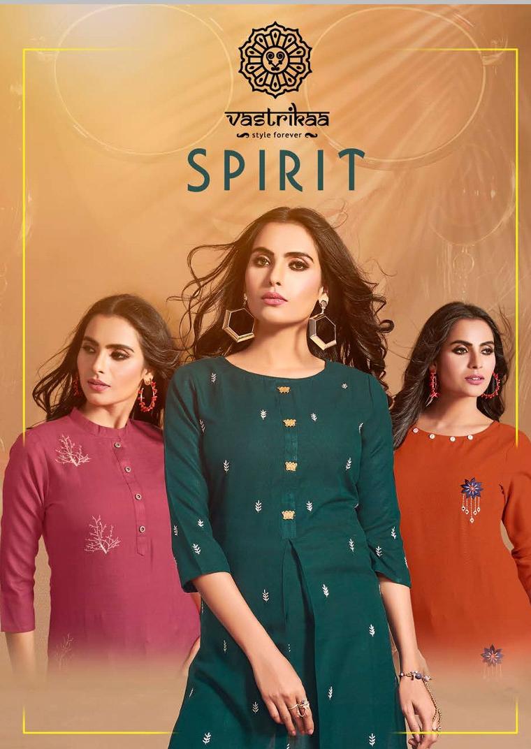 Vastrikaa Spirit Felx With Embroidery Fornal Wear Kurti Online Supplier