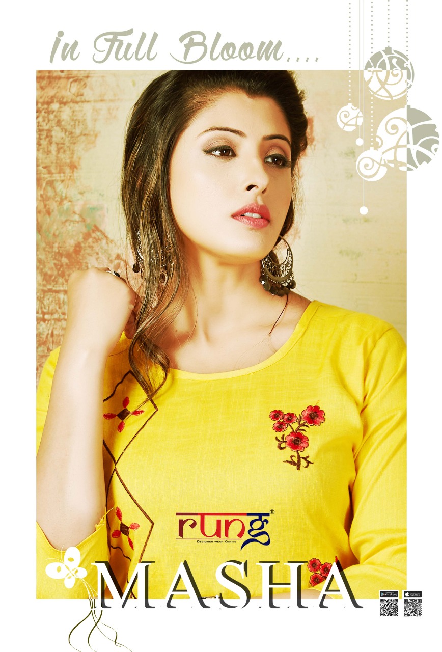 Rung Present Masha Rayon New Kurti Design 2019 Collection