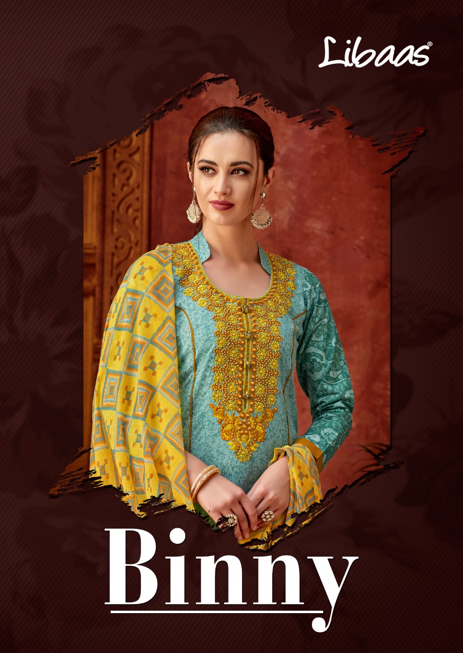 Libaas Present Binny Cambric Cotton Ready Made Salwar Kameez 2020 Suits