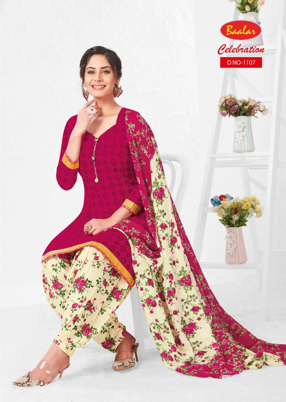 Baalar Celebration Vol 11 Unstitched Patiala Ladies Suits Wholesaler