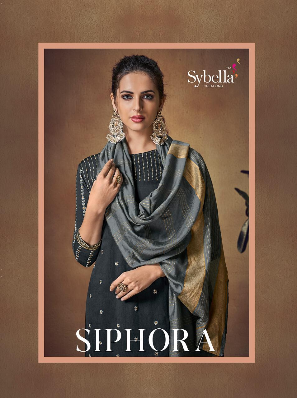 Sybella Present Siphora Viscose Banarasi Ethnic Embroidery Salwar Kameez