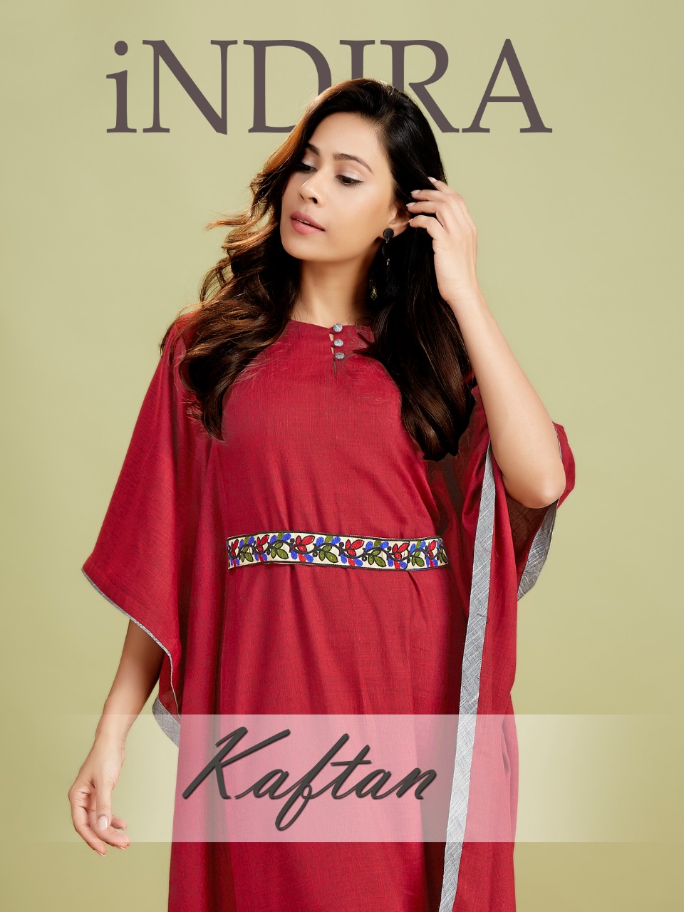 Indira Apparels Kaftan Rayon One Piece Collection With Belt Online Seller