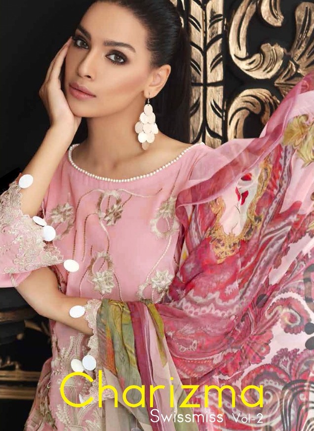 Kaara Suits Charizma Swissmiss Vol 2 Cotton Pakistani Dresses Wholesaler