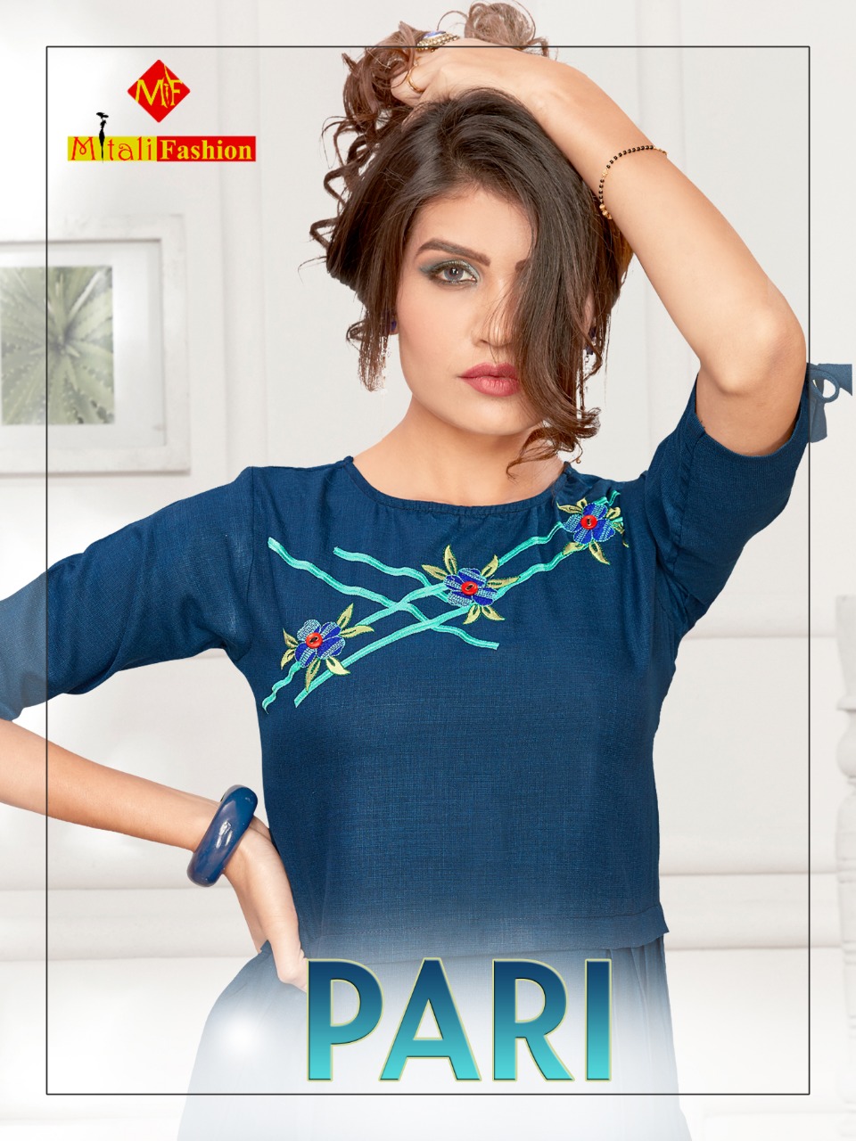 Mitali Fashion Pari Cotton Slub Short Top Collection Wholesaler