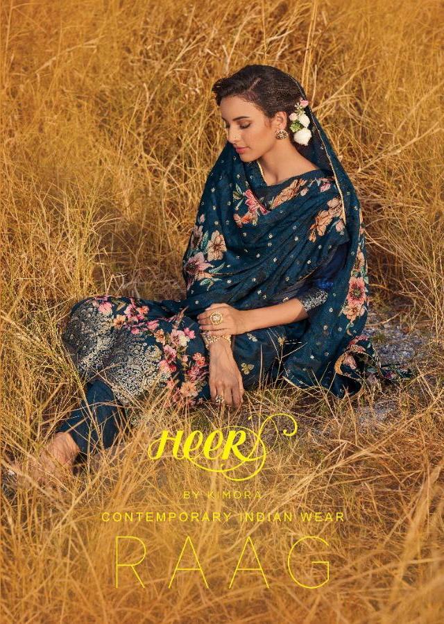 Kimora Raag Heer Vol 62 Dola Silk Jecquard Ethnic Wear Salwar Kameez