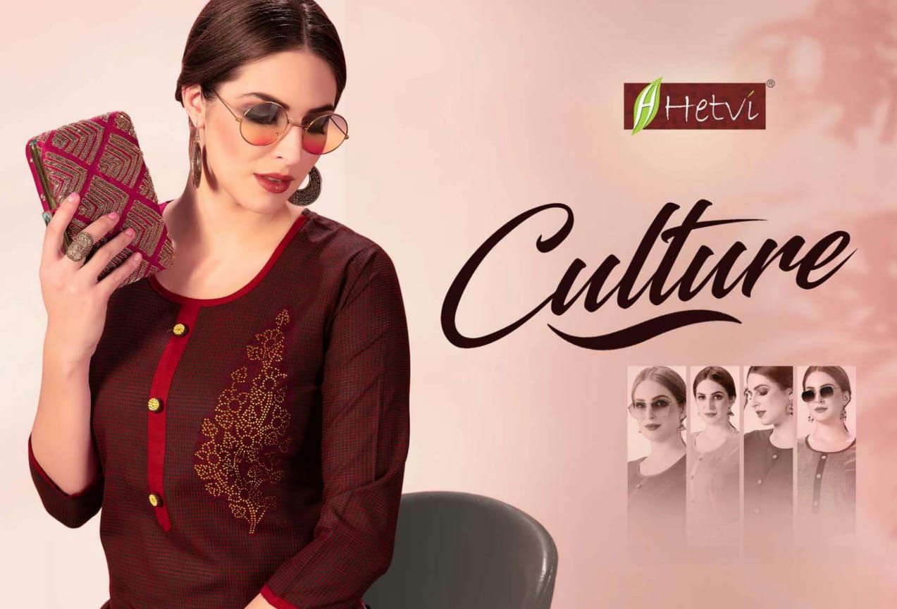 Culture By Hetvi Rayon Fancy Good Looking Casual Wear Kurti Wholesaler