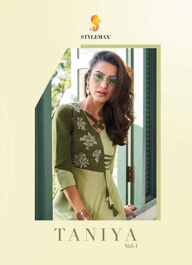 Taniya Vol 1 By Stylemax Rayon Readymade Long Gown Style Kurti Seller