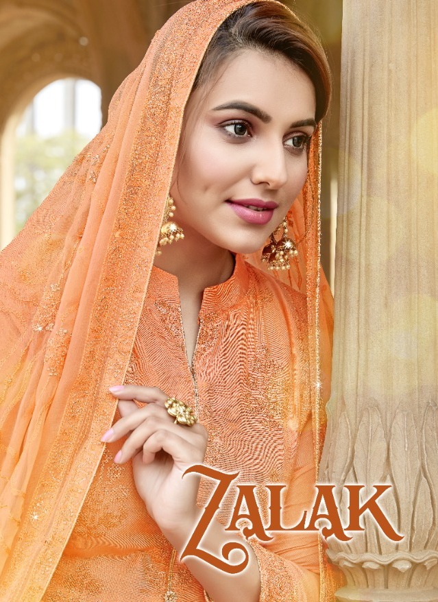 Kala Fashion Zalak Pure Maslin Embroidery Party Wear Salwar Suit Designs