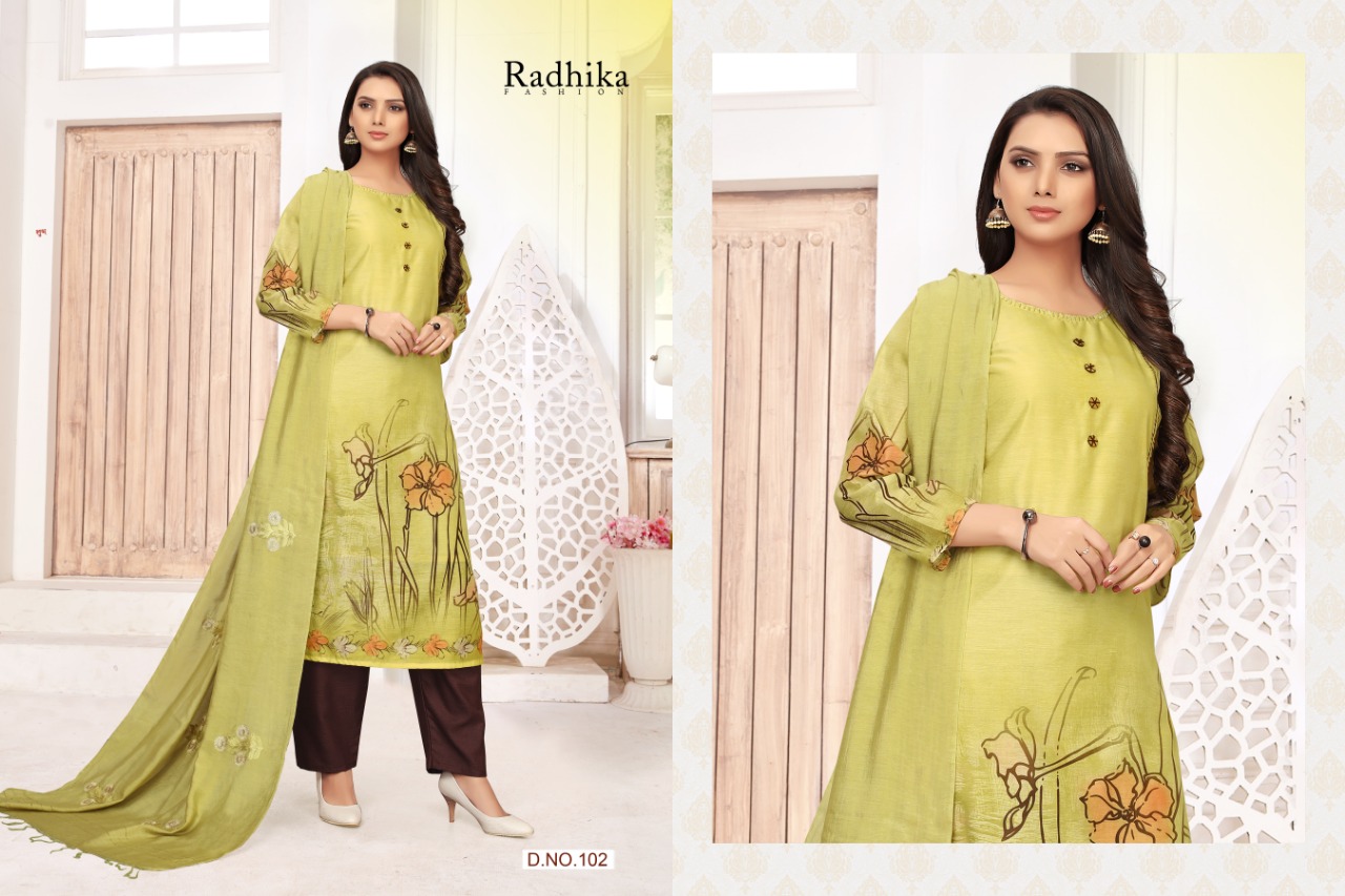 Radhika Fashion Zubeda Readymade Ladies Suits Fabulous Collection