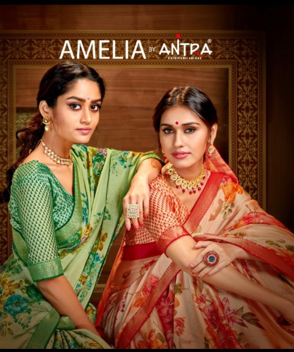 Antra Present Amelia Printed Saree Collection Casual Wear Saree Seller