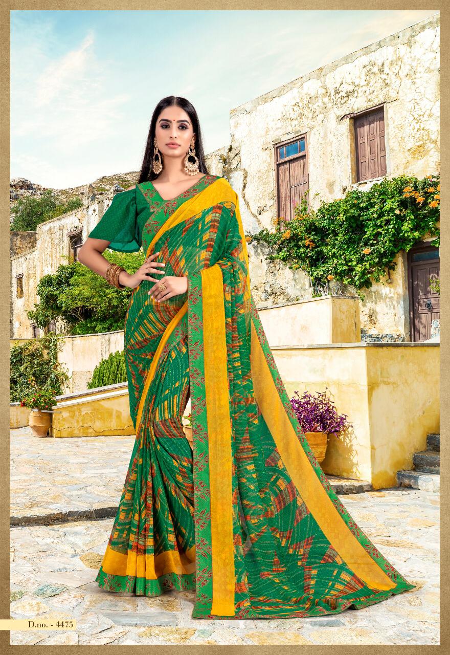 Priya Paridhi Rangeela Georgette Printed Saree Buy From Krishna Creation