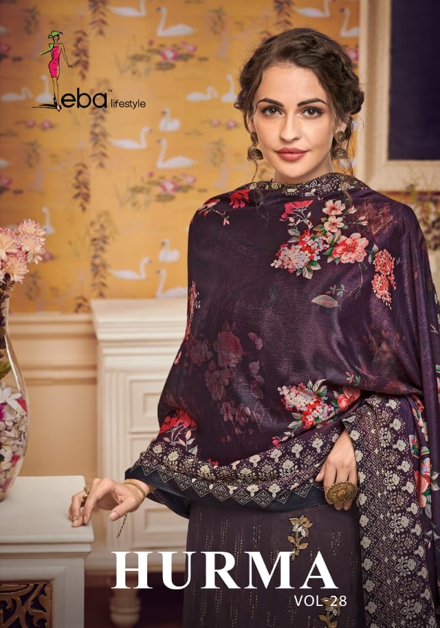 Eba Lifestyle Hurma Vol 28 Viscose Chinon Embroidery Salwar Kameez Seller