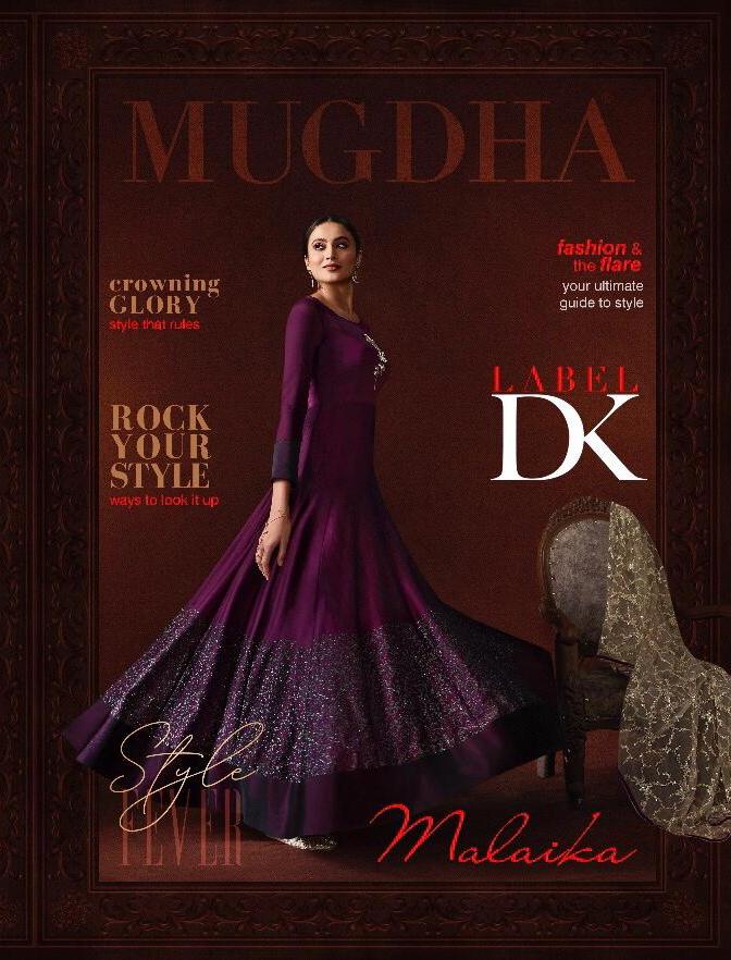 Mugdha Malaika 11050-11053 Party Wear Long Gown With Dupatta Collection