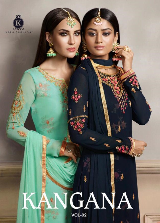 Kala Fashion Kangana Vol 2 Festive Seasons Latest Embroidered Suits