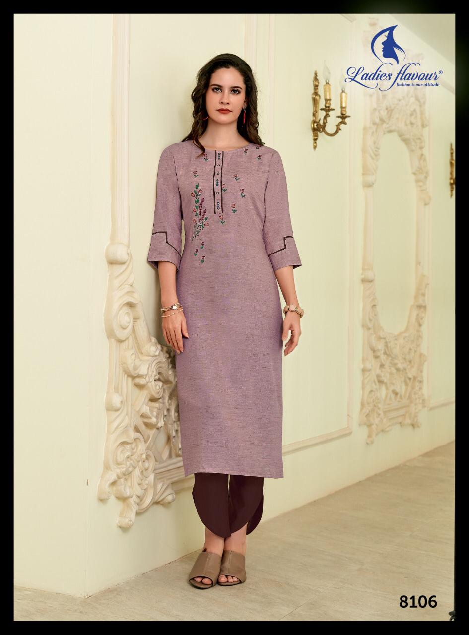 Ladies Flavour Mayra Embroidered Ladies Kurtas Buy Online At Best Rates