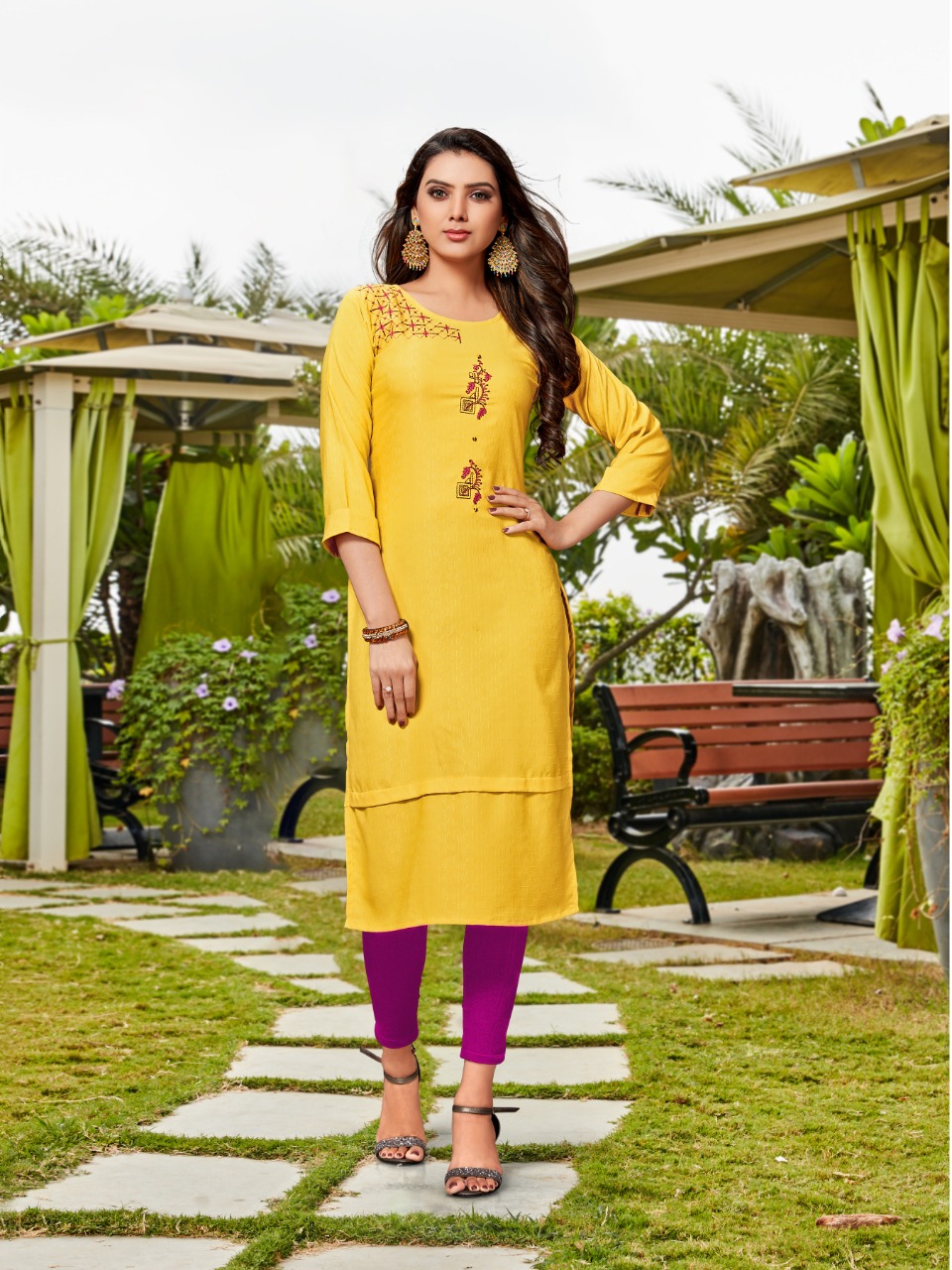 Banwery Present Fashion Tree Rayon Stylish Kurti Collection