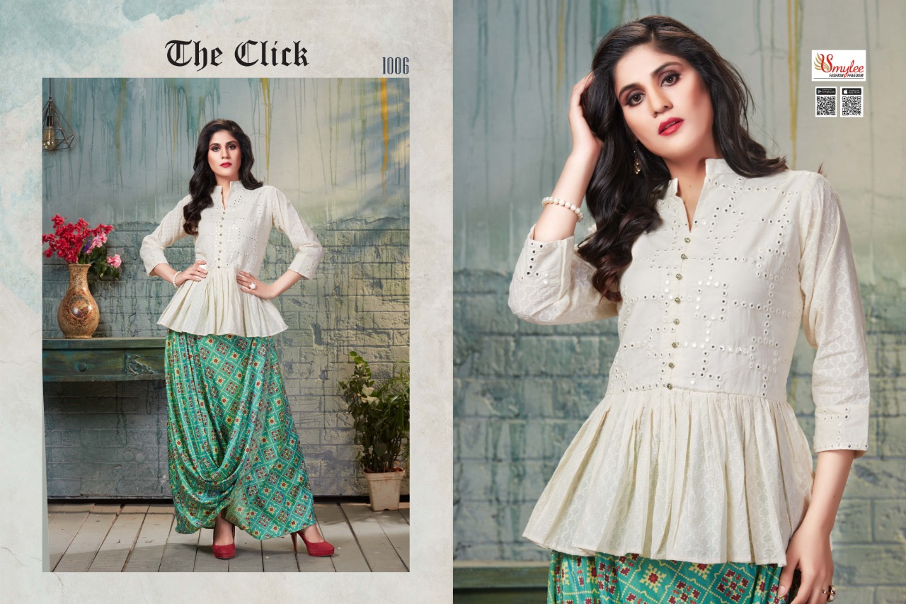 Smylee The Click Party Wear Designer Fancy Kurti Catalogue